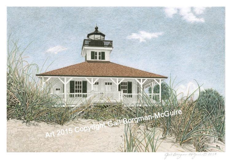 Fort Jefferson Lighthouse notecard